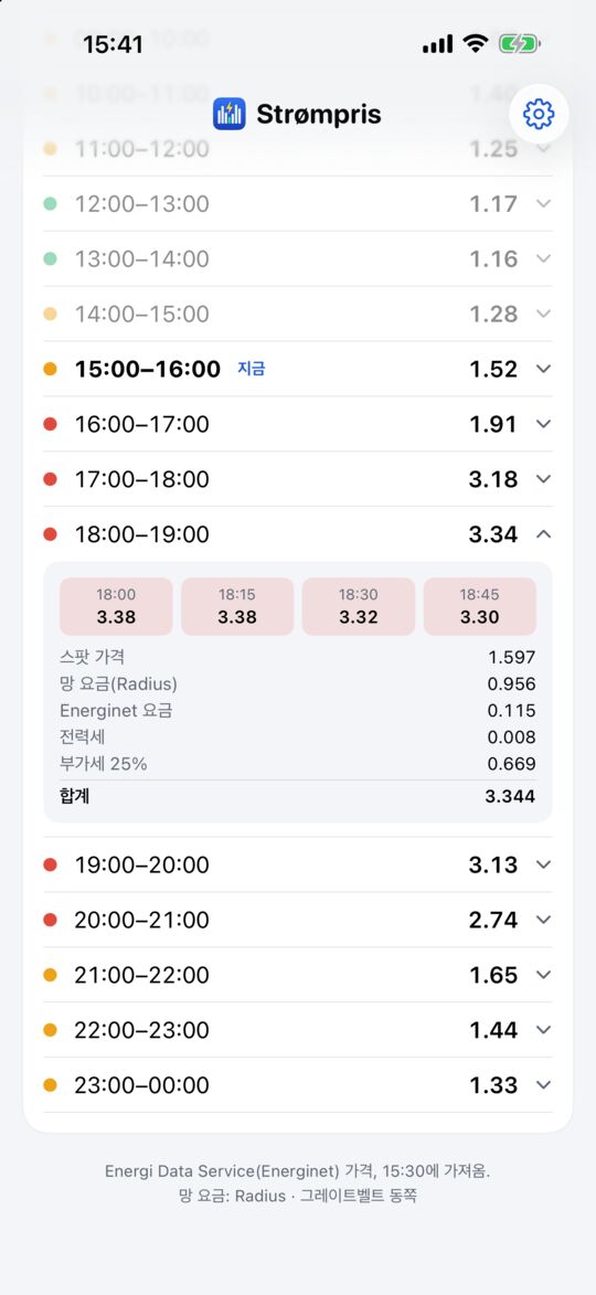 가격 구성을 한눈에